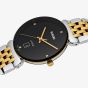 Rado Ladies Florence Two Tone Black Dial Watch R48912703
