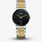 Rado Ladies Florence Two Tone Black Dial Watch R48912703