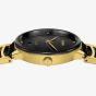 Rado Centrix Diamonds Black Gold Plated Ceramic Bracelet Watch R30022712