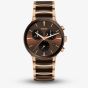 Rado Mens Centrix Quartz Chronograph Brown Dial Watch R30212302