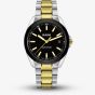 Rado Mens Hyperchrome Two Tone Black Dial Watch R32280153