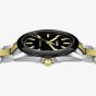 Rado Mens Hyperchrome Two Tone Black Dial Watch R32280153