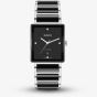 Rado Mens Integral Diamonds Black & Silver Square Dial Watch R20255712