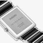 Rado Mens Integral Diamonds Black & Silver Square Dial Watch R20255712