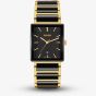 Rado Mens Integral Black & Gold Square Dial Watch R20256162