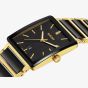 Rado Mens Integral Gold Plated Ceramic Bracelet Watch R20256162