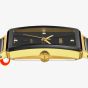 Rado Mens Integral Diamonds Black & Gold Square Dial Watch R20256712
