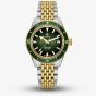 Rado Mens Captain Cook Two-Tone Green Dial Watch R32225313