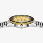 Rado Ladies Captain Cook Gold Dial Bracelet Watch R32223258