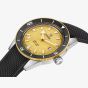 Rado Ladies Captain Cook Gold Dial Bracelet Watch R32223258