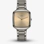 Rado Ladies True Square Thinline Champagne Dial Bracelet Watch R27119402