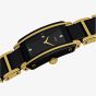 Rado Ladies Integral Diamonds Quartz Black and Gold Ceramic Bracelet Watch R20845712 S