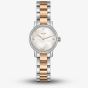 Rado Ladies Coupole Classic Diamonds Quartz Two Tone Bracelet Watch R22892942 XS