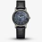 Rado Ladies DiaMaster Quartz Black Leather Strap Watch R14064915