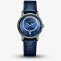 Rado Ladies DiaMaster Diamonds Quartz Blue Leather Strap Watch R14064725