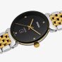 Rado Ladies Florence Two Tone Black Dial Watch R48913703