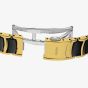 Rado Ladies Centrix Diamonds Black Gold Plated Ceramic Bracelet Watch R30025712