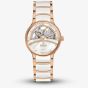 Rado Centrix Automatic Diamond Open Heart Half Skeleton White Watch R30029932