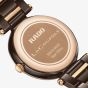 Rado Ladies LaCouple Ceramic Brown Rose Gold Diamond Dial Watch R22242703