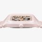 Rado Ladies True Square Pink Skeleton Dial Watch R27183012