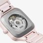 Rado Ladies True Square Pink Skeleton Dial Watch R27183012