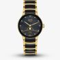 Rado Ladies Centrix Moonphase Black Mother Of Pearl Dial Watch R30233942