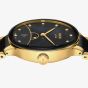Rado Ladies Centrix Moonphase Black Mother Of Pearl Dial Watch R30233942