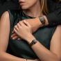 Rado Ladies Integral Diamonds Black & Gold Bracelet Watch R20252702