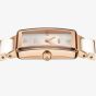 Rado Ladies Integral Diamonds Square White Mother Of Pearl Dial Watch R20251902
