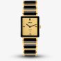 Rado Limited Edition Ladies Integral Gold Square Dial Two Tone Bracelet Watch R20254702