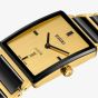 Rado Limited Edition Ladies Integral Gold Square Dial Two Tone Bracelet Watch R20254702