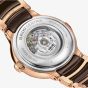Rado Ladies Centrix Automatic Diamonds Brown Dial Rose Gold Tone Bracelet Watch R30019732