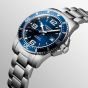 Longines Mens HydroConquest Automatic Blue Dial Bracelet Watch L3.742.4.96.6