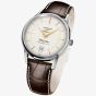 Longines Mens Flagship Heritage Brown Leather Strap Watch L4.795.4.78.2