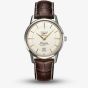 Longines Mens Flagship Heritage Brown Leather Strap Watch L4.795.4.78.2