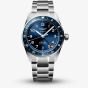 Longines Spirit Zulu Time 39mm Blue Automatic Watch L3.802.4.93.6