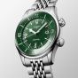 Longines Legend Green Diver Watch L3.764.4.06.6