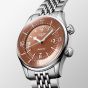 Longines Legend Diver Brown Watch L3.764.4.96.6