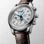 Longines Master Chrono Moonphase Brown Strap Watch L2.773.4.78.3