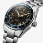 Longines Unisex Spirit Zulu Time Blue Bezel Watch L3.802.4.60.6