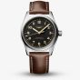 Longines Mens Spirit Pilot Brown Leather Strap Watch L3.809.4.53.2