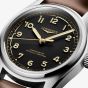 Longines Mens Spirit Pilot Brown Leather Strap Watch L3.809.4.53.2