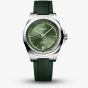 Longines Mens Conquest Green Rubber Strap Watch L3.720.4.02.9