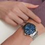 Longines Mens Conquest Blue Dial Stainless Steel Bracelet Watch L3.759.4.96.6