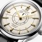 Longines Mens Conquest Heritage Central Power Reserve Black Leather Strap Watch L1.648.4.78.2