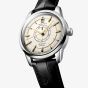 Longines Mens Conquest Heritage Central Power Reserve Black Leather Strap Watch L1.648.4.78.2