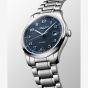 Longines Mens Master Collection Blue Dial Bracelet Watch L2.950.4.93.6