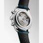 Longines Mens Master Collection Chronograph Moonpase Leather Strap Watch L2.962.4.73.2