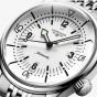 Longines Mens Legend Diver White Dial Stainless Steel Bracelet Watch L3.764.4.16.6