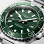 Longines Mens HydroConquest Green Dial Bracelet Watch L3.769.4.06.6